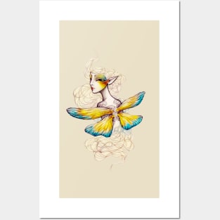 Dragon Fly Tattoo Posters and Art